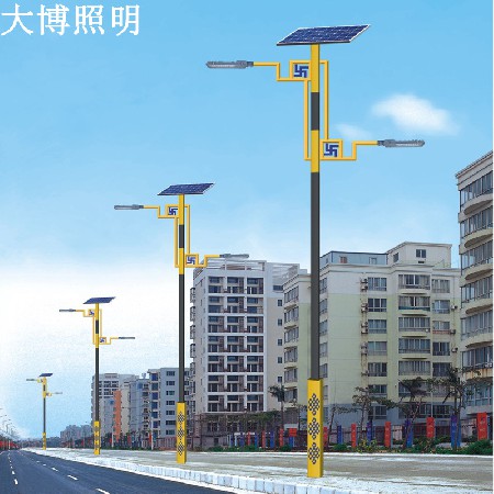 太陽能路燈雙臂特色中式民族風新農村改造工程LED路燈廠家批發(fā)