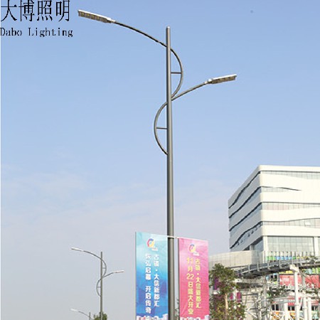 廠家批發LED路燈 熱鍍鋅路燈桿 6米8米10米12米市電雙臂路燈