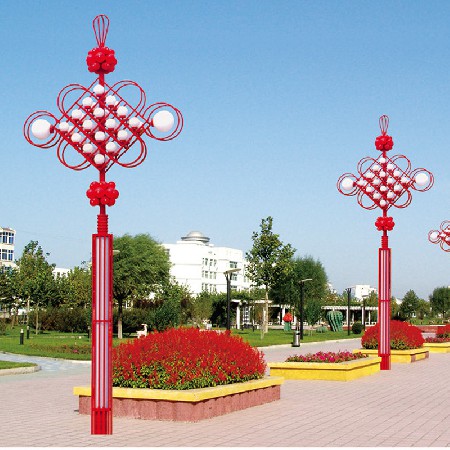 大博照明 LED路燈 批發(fā)戶外防腐防銹熱鍍鋅中國結(jié)路燈