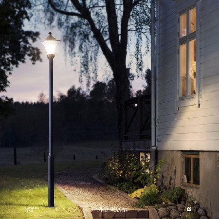 歐式庭院燈led市電特色簡約鋁制單頭小區(qū)公園商業(yè)街照明廠家批發(fā)