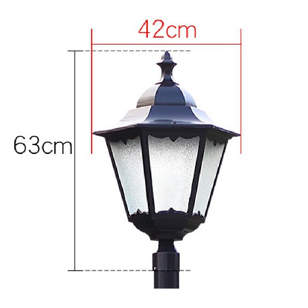 LED庭院燈歐式壓鑄鋁花邊直六角小區(qū)景觀燈廣場(chǎng)別墅照明燈具廠家