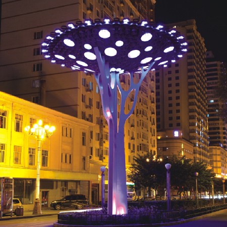 大型造型藝術景觀燈公園廣場小區景區標識LOGO道旗景觀燈柱廠家