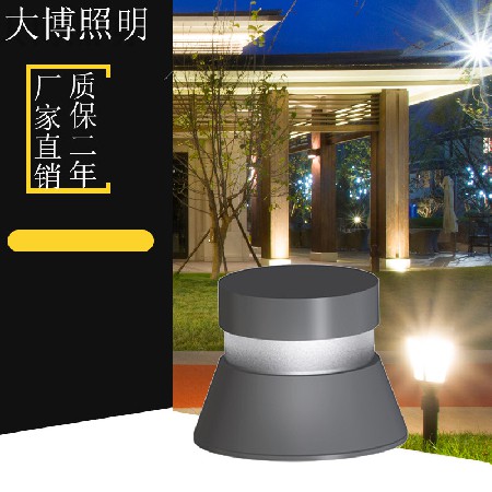 LED特色草地燈戶外亮化照明鋁制圓柱草坪燈4W簡約現代廠家批發