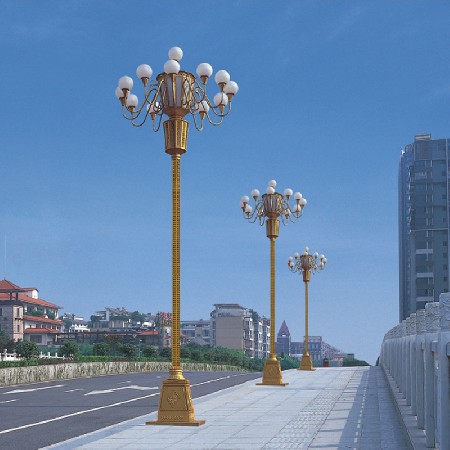 led玉蘭中華燈新中式景觀燈戶外道路照明園林廣場庭院燈廠家批發
